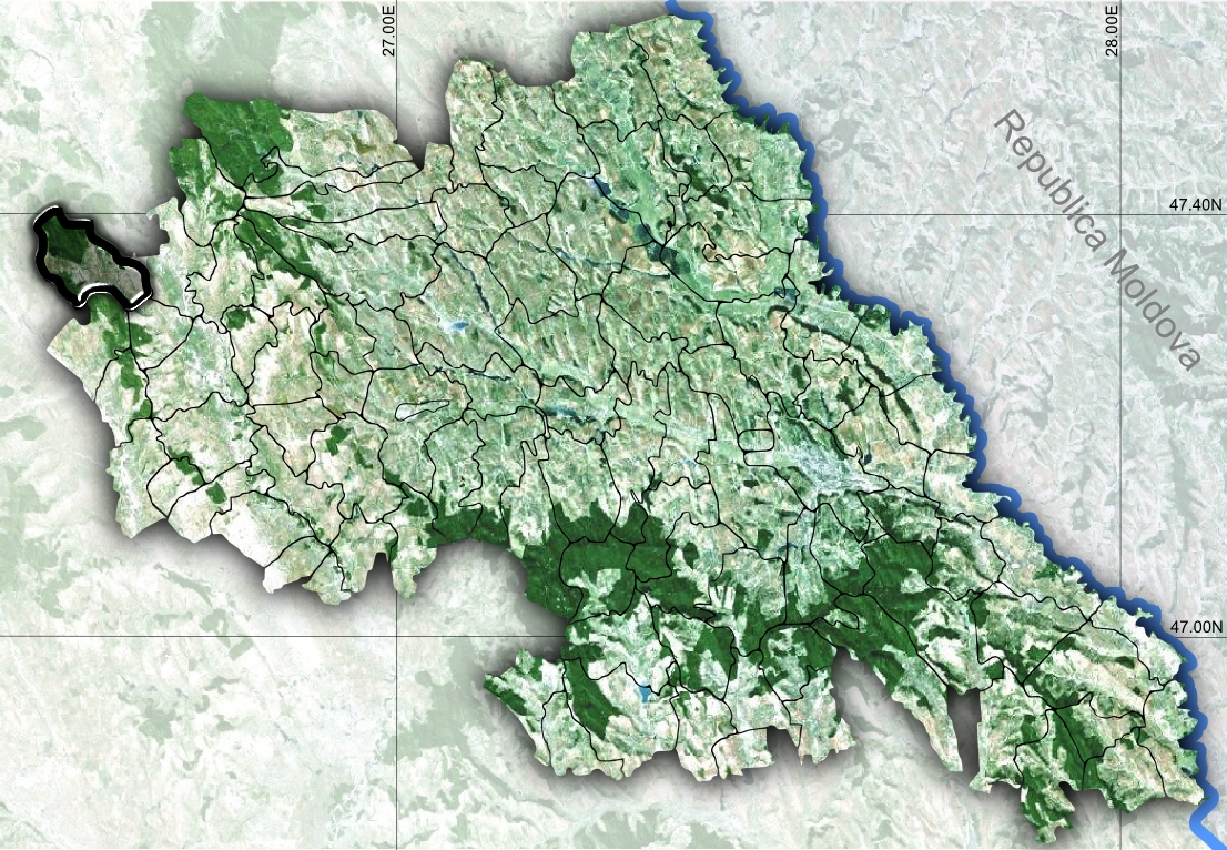 Tătăruși la Kanal D - harta comunei Tătăruși, județul Iași